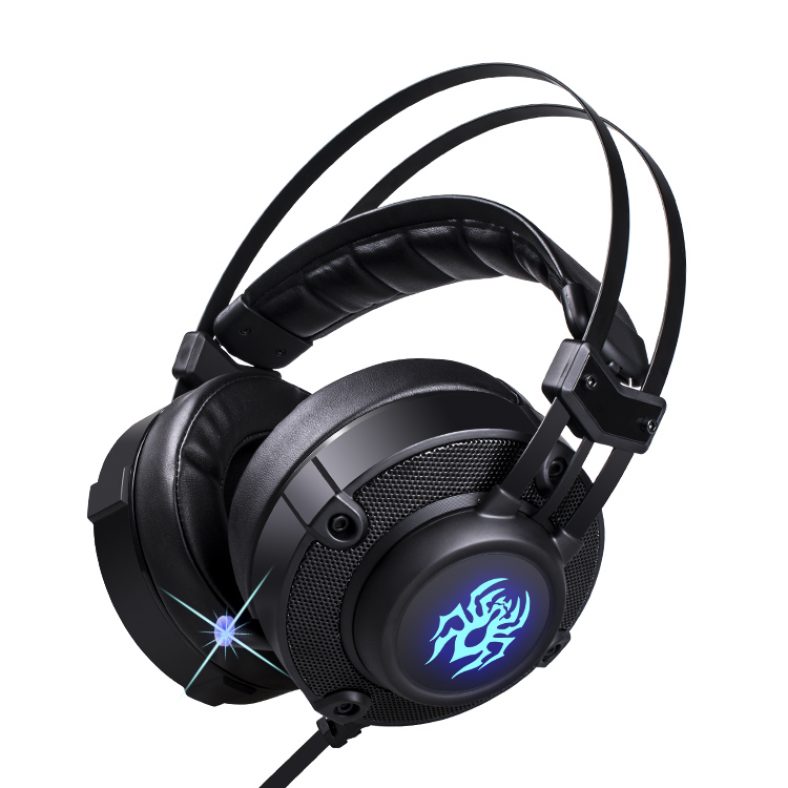 Universal Gaming Headset with Noise Cancelling, Retractable Mic – High ...